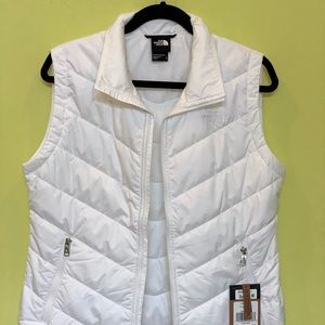 North Face White Vest